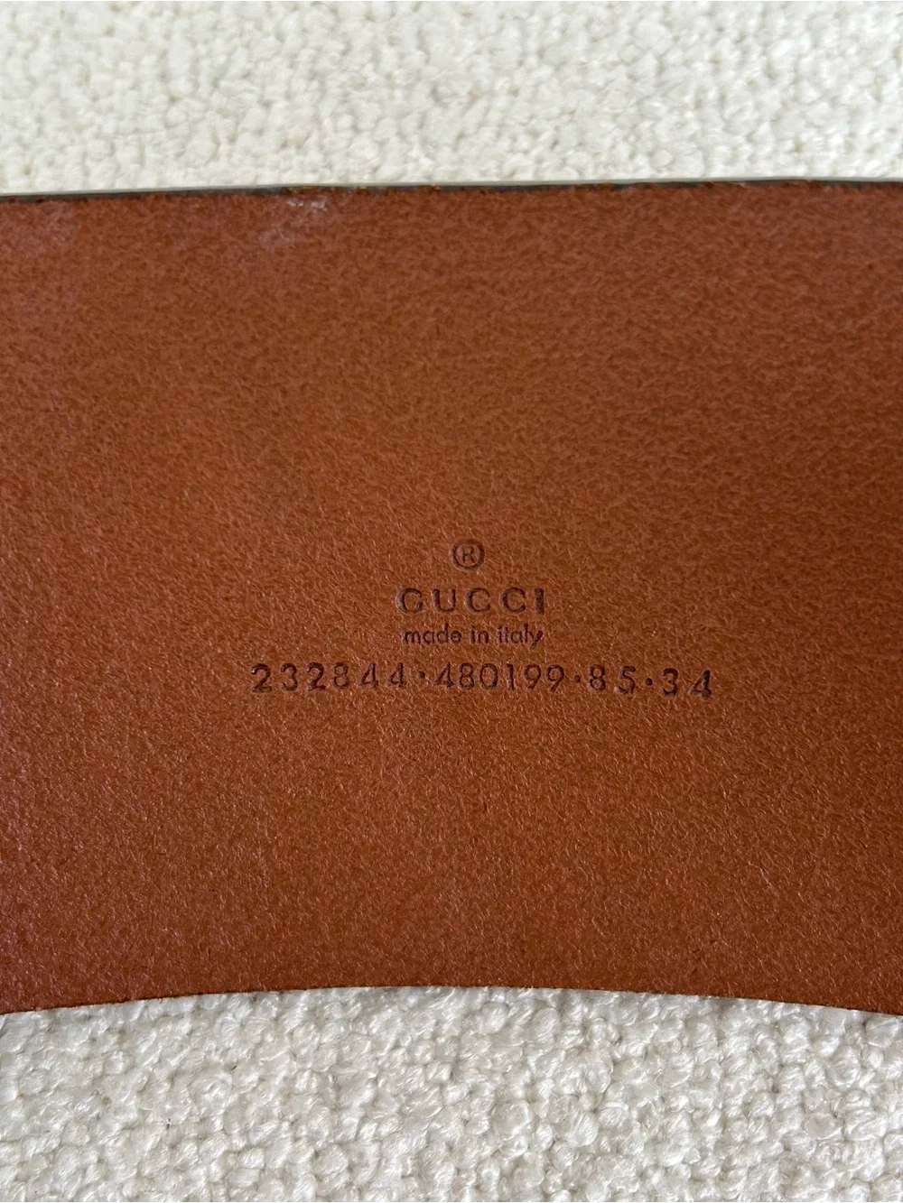 Gucci Horsebit Wide Leather Waist Belt Brown Size 85/34